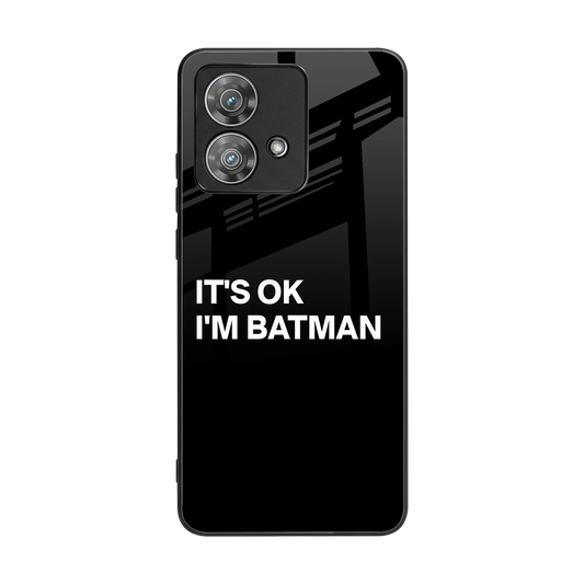 Dark Knight back phone cover | glass case for motorola edge 40 neo 5g