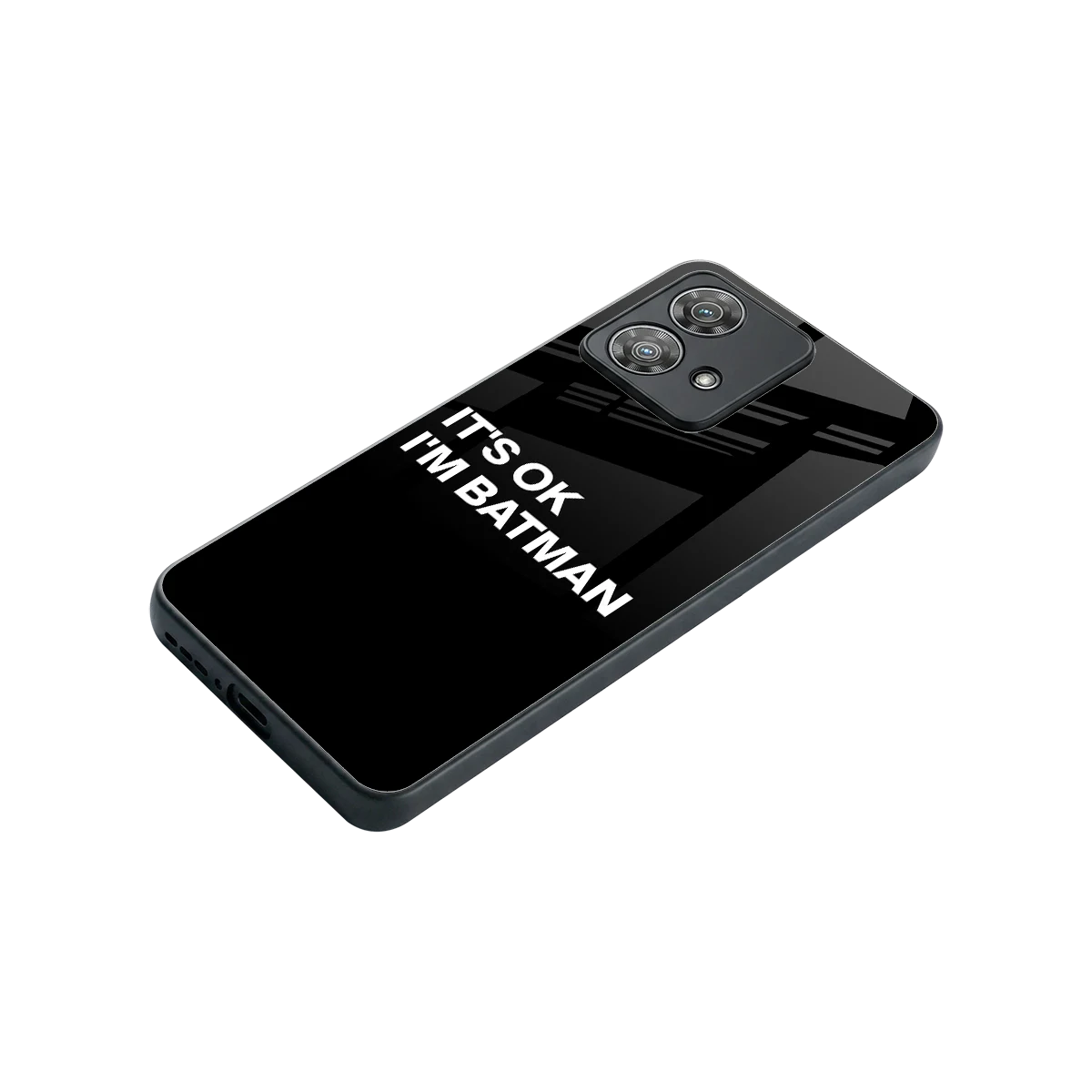 Dark Knight stylish phone case for motorola edge 40 neo 5g | glossy glass and slim fit