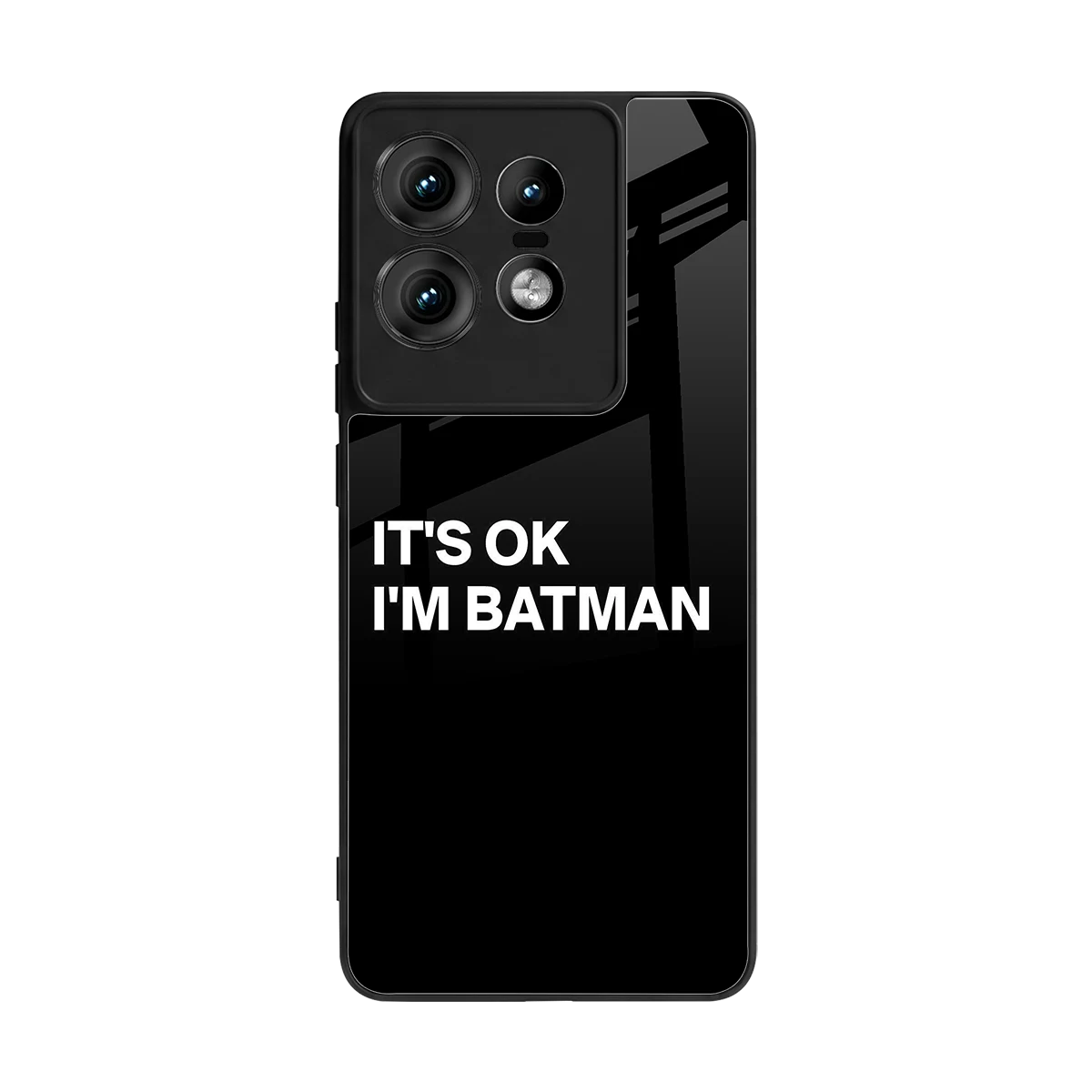 Dark Knight back phone cover | glass case for motorola edge 50 pro