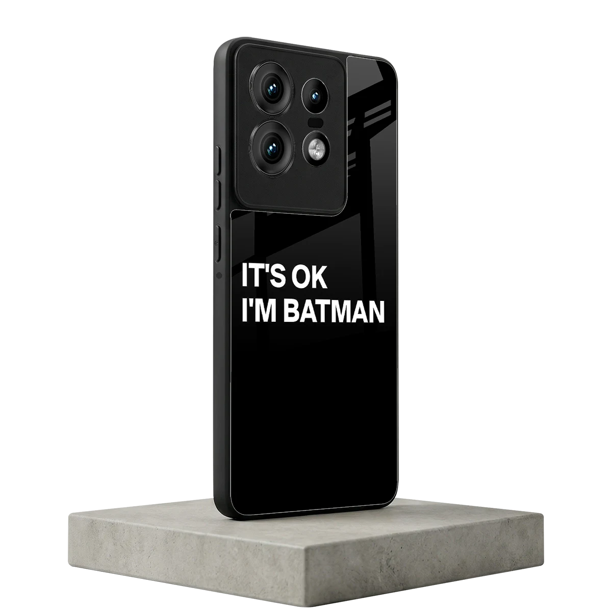 Dark Knight motorola edge 50 pro mobile cover | shockproof glass phone case