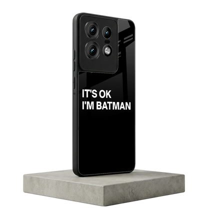 Dark Knight motorola edge 50 pro mobile cover | shockproof glass phone case