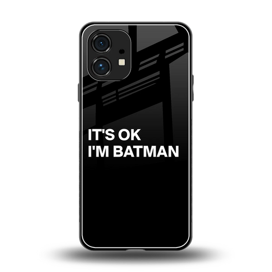 Dark Knight back phone cover | glass case for nothing phone 1