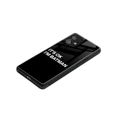 Dark Knight stylish phone case for nothing phone 1 | glossy glass and slim fit