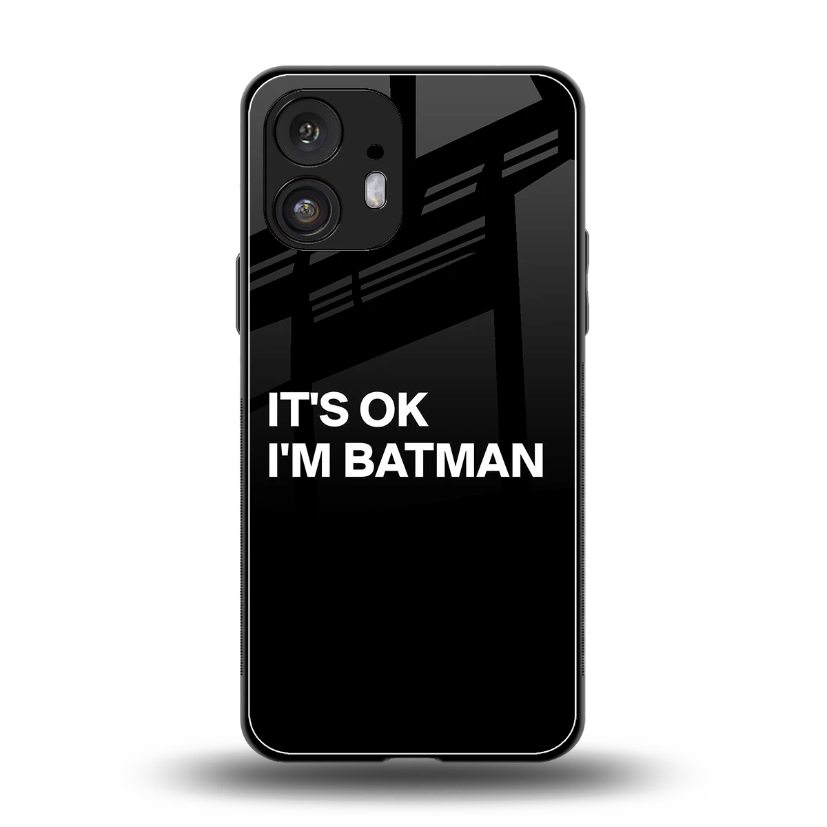Dark Knight back phone cover | glass case for nothing phone 2