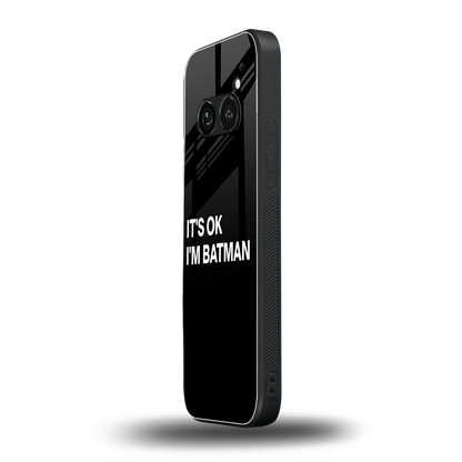 Dark Knight nothing phone 2a plus mobile cover | shockproof glass phone case