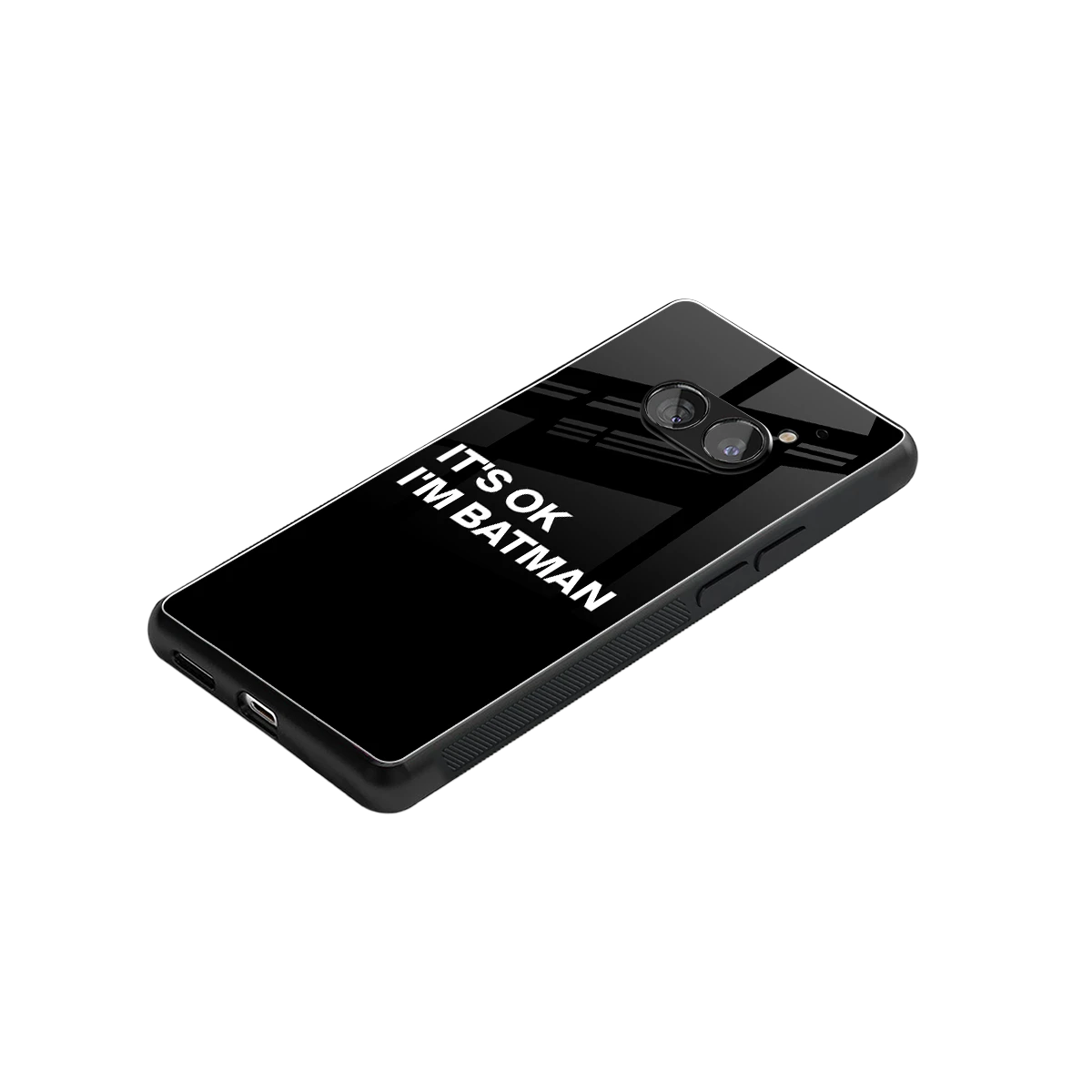 Dark Knight stylish phone case for nothing phone 2a plus | glossy glass and slim fit