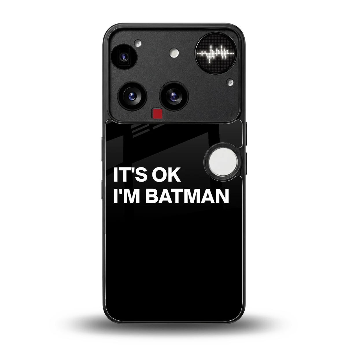Dark Knight back phone cover | glass case for nothing phone 3