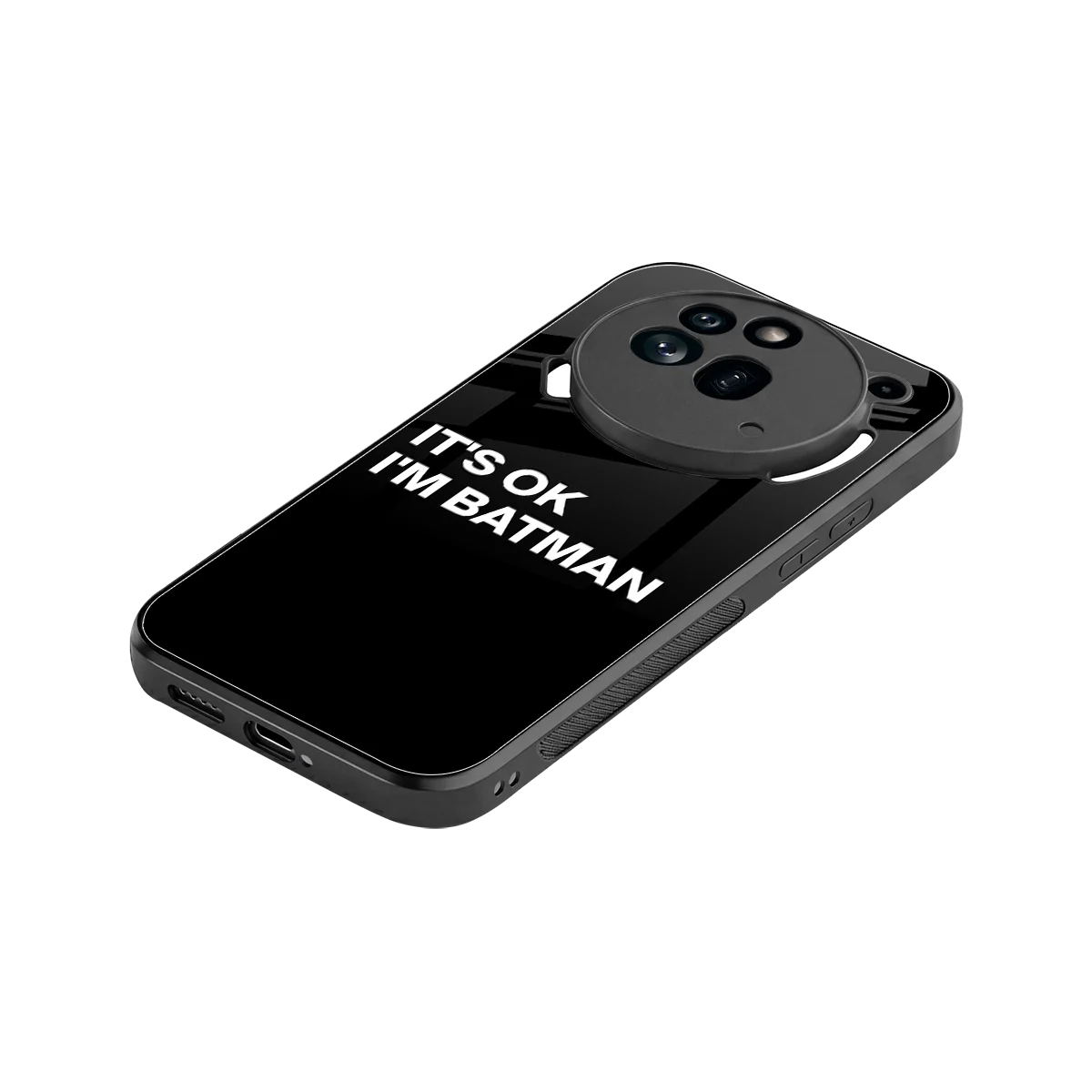 Dark Knight stylish phone case for nothing phone 3a pro | glossy glass and slim fit