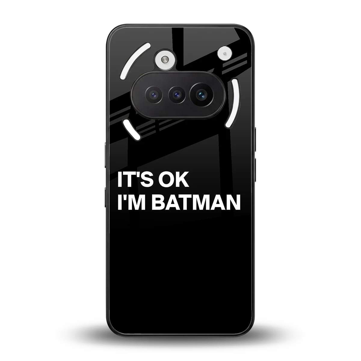 Dark Knight back phone cover | glass case for nothing phone 3a