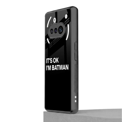 Dark Knight nothing phone 3a mobile cover | shockproof glass phone case