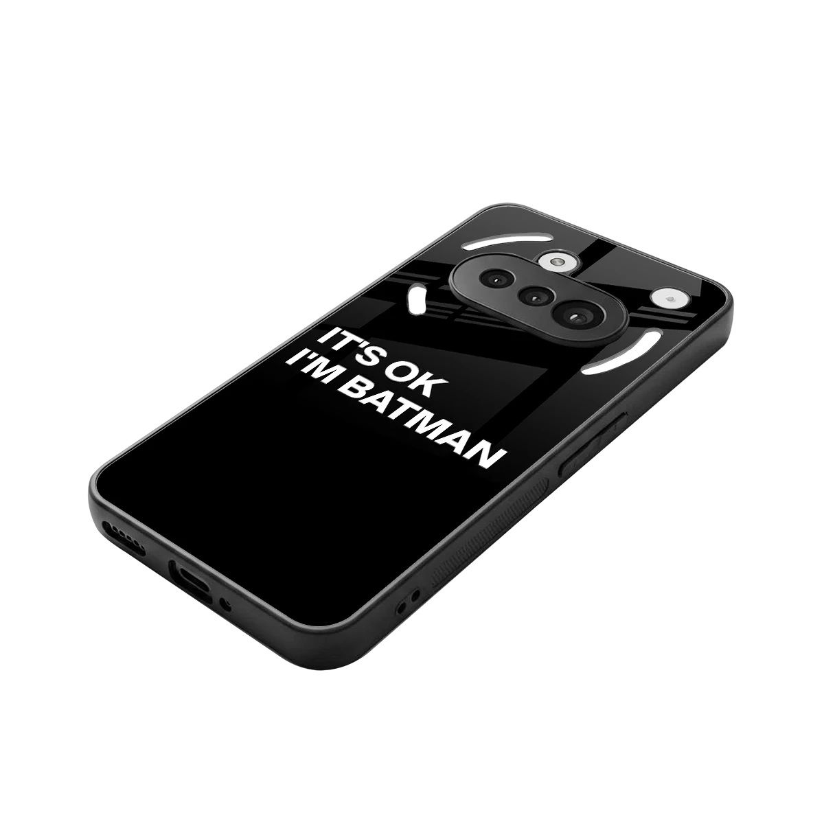 Dark Knight stylish phone case for nothing phone 3a | glossy glass and slim fit