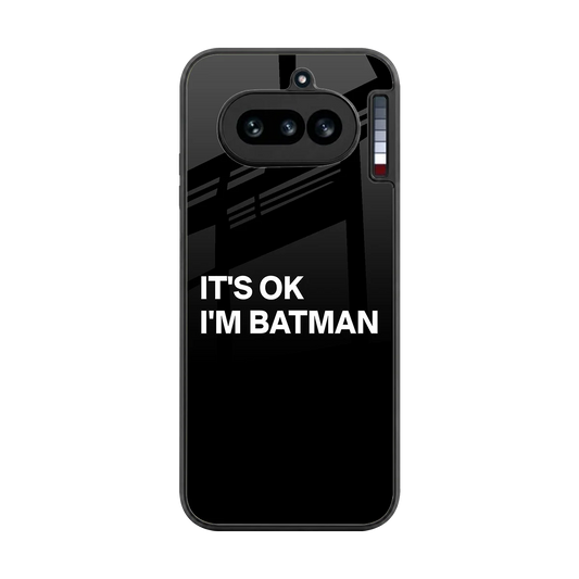 Dark Knight back phone cover | glass case for nothing phone 4a