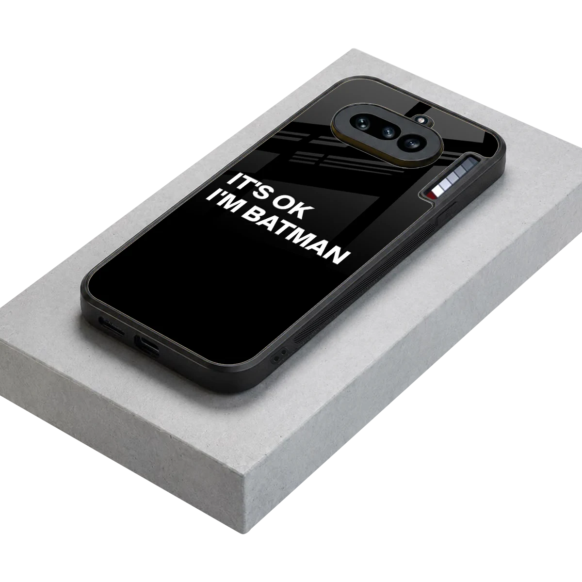 Dark Knight stylish phone case for nothing phone 4a | glossy glass and slim fit