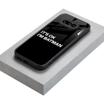 Dark Knight stylish phone case for nothing phone 4a | glossy glass and slim fit
