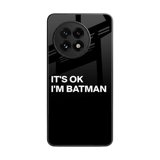 Dark Knight back phone cover | glass case for oneplus 13r