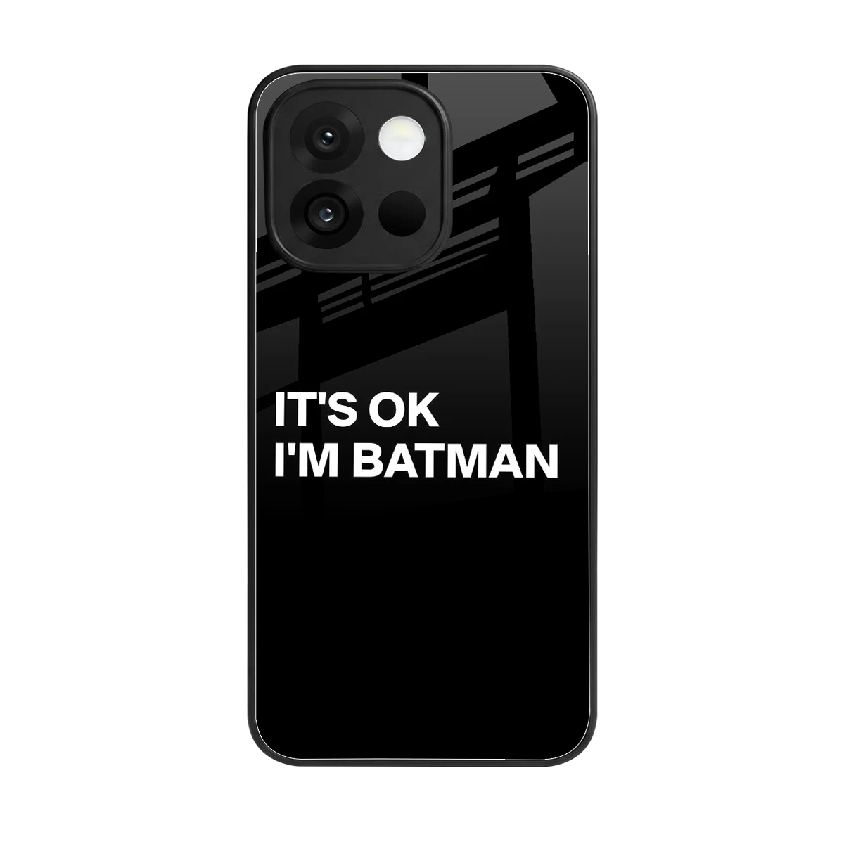 Dark Knight back phone cover | glass case for oneplus 13s