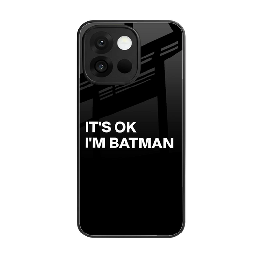 Dark Knight back phone cover | glass case for oneplus 13s