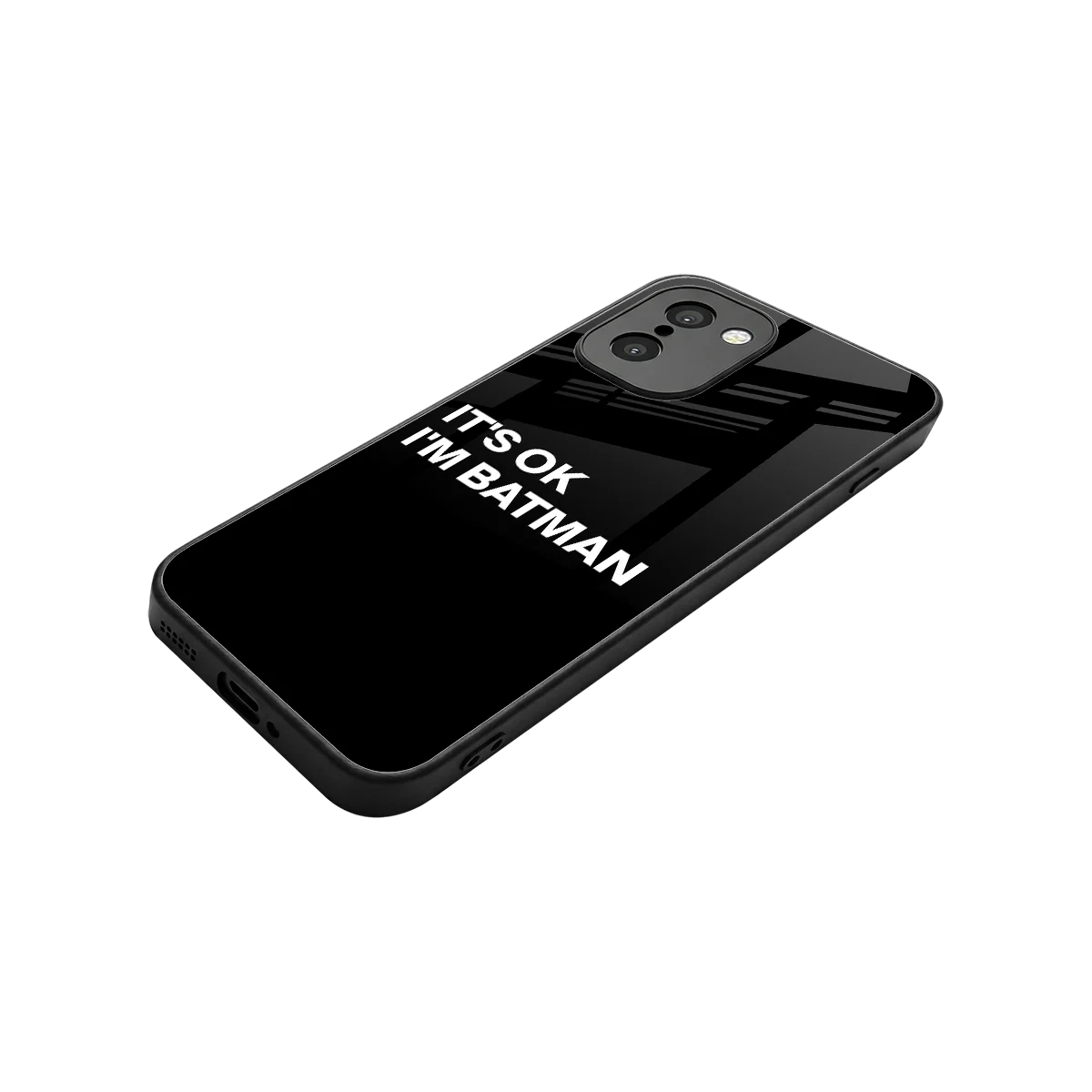 Dark Knight stylish phone case for oneplus 15r | glossy glass and slim fit