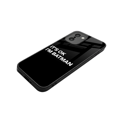 Dark Knight stylish phone case for oneplus 15r | glossy glass and slim fit