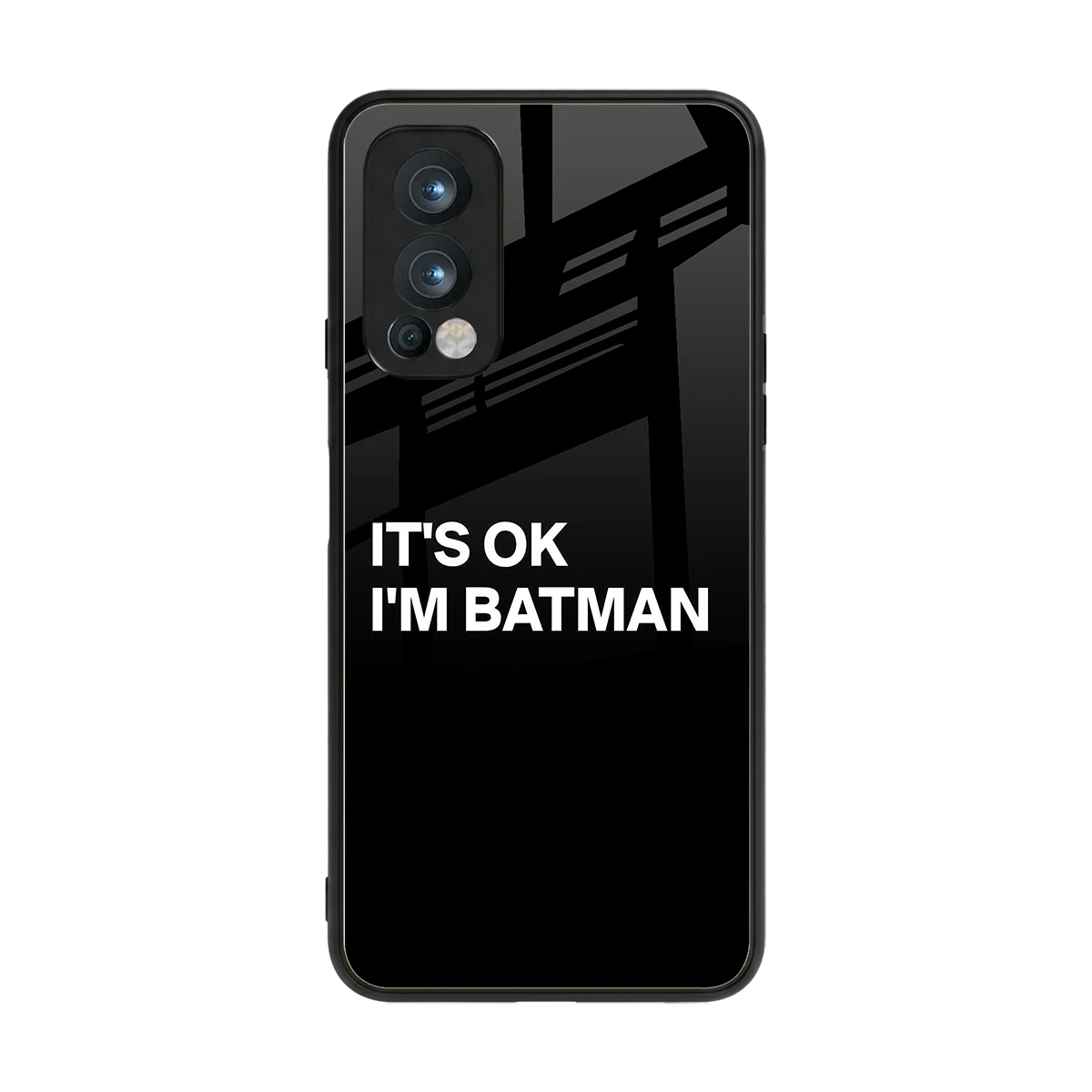 Dark Knight back phone cover | glass case for oneplus nord 2