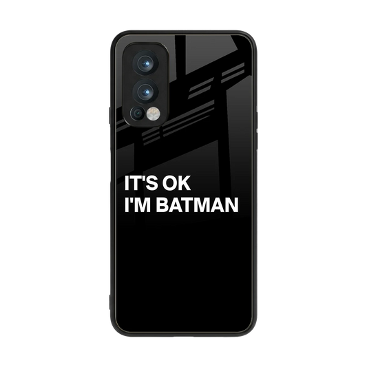 Dark Knight back phone cover | glass case for oneplus nord 2