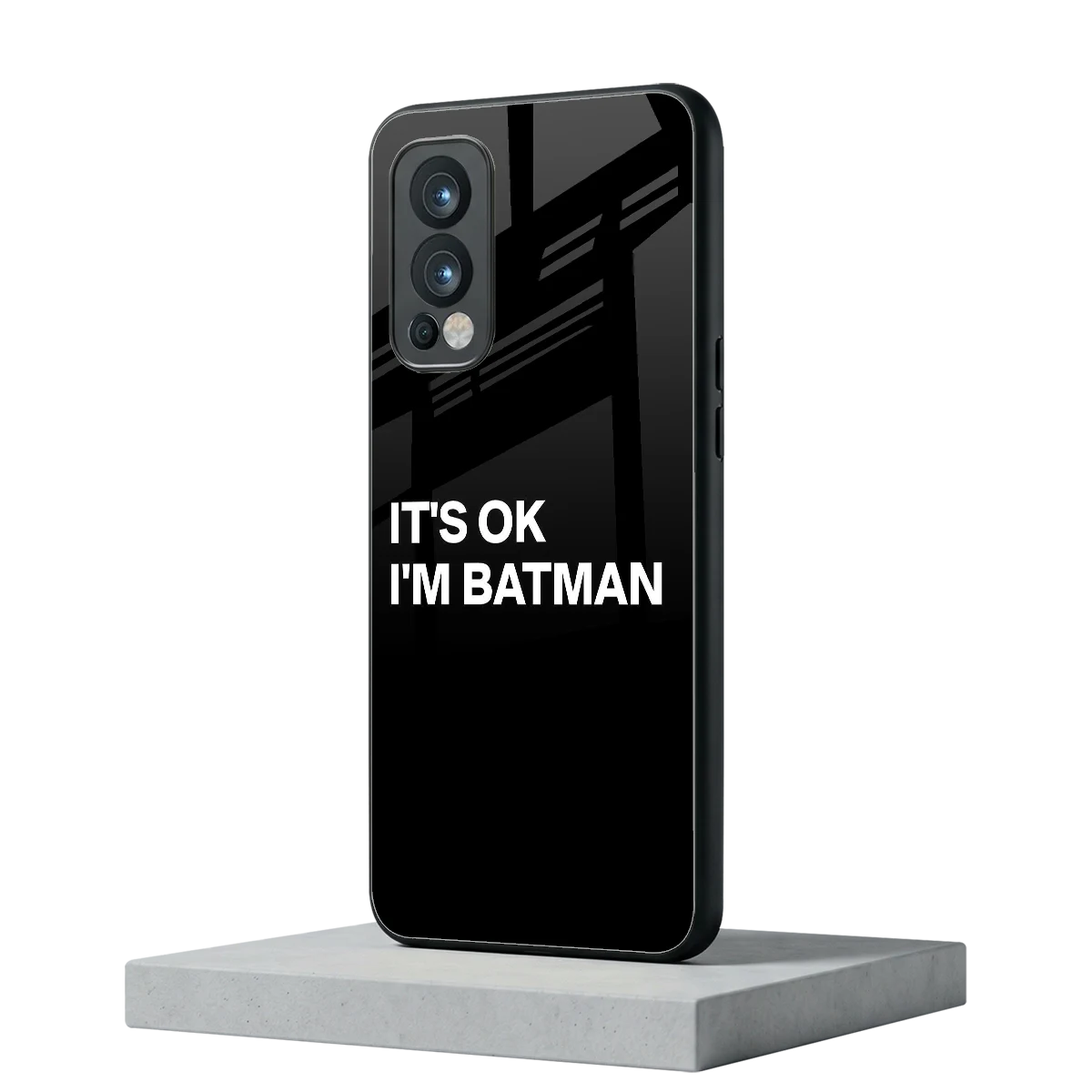 Dark Knight oneplus nord 2 mobile cover | shockproof glass phone case