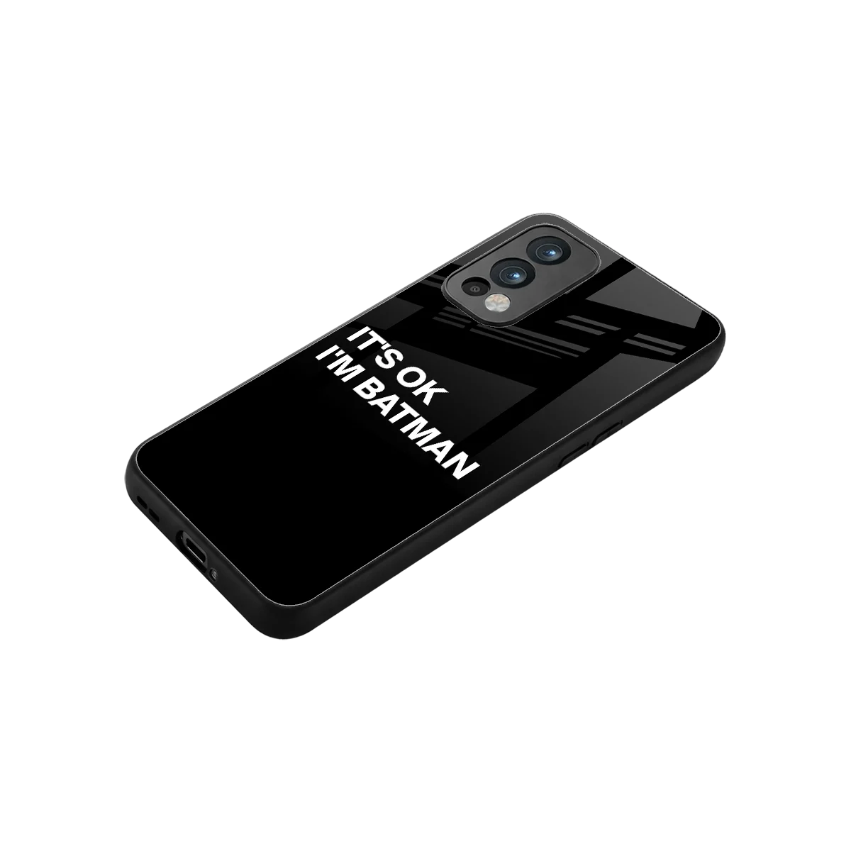 Dark Knight stylish phone case for oneplus nord 2 | glossy glass and slim fit