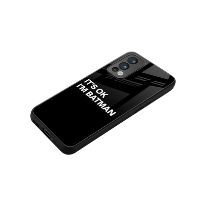 Dark Knight stylish phone case for oneplus nord 2 | glossy glass and slim fit