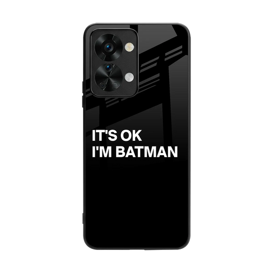 Dark Knight back phone cover | glass case for oneplus nord 2t