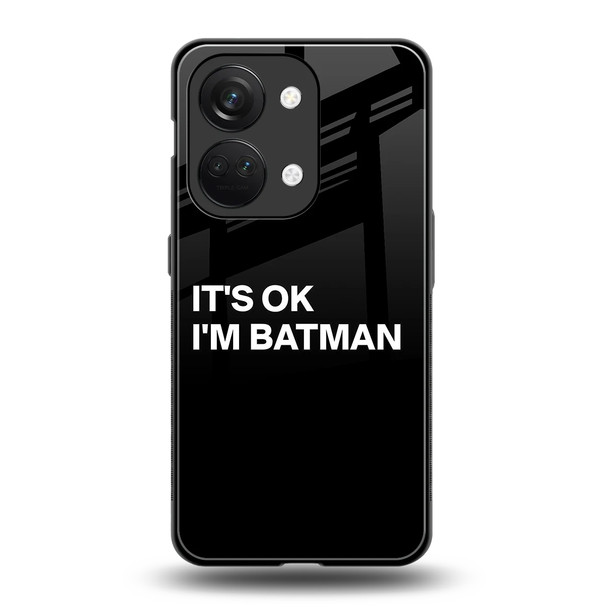 Dark Knight back phone cover | glass case for oneplus nord 3