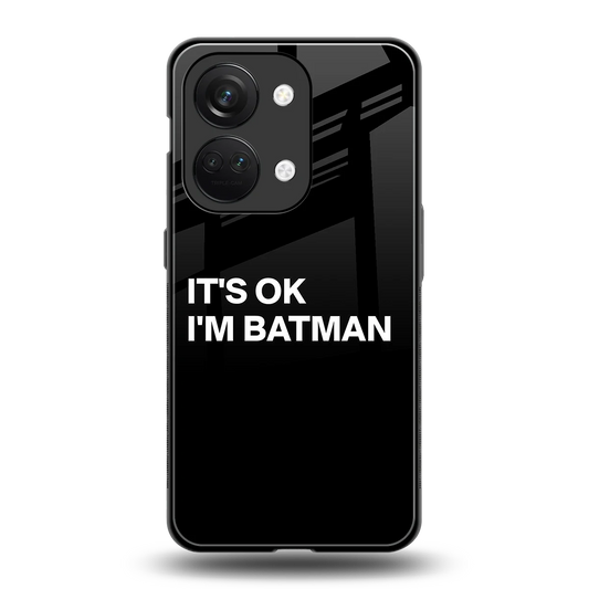 Dark Knight back phone cover | glass case for oneplus nord 3