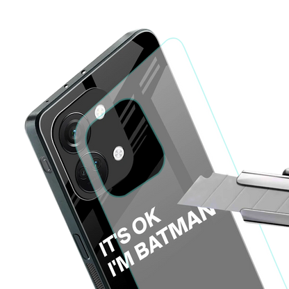 Dark Knight stylish phone case for oneplus nord 3 | glossy glass and slim fit