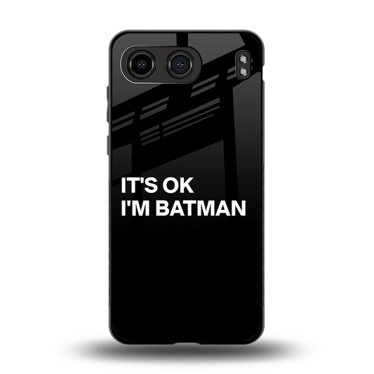 Dark Knight back phone cover | glass case for oneplus nord 4