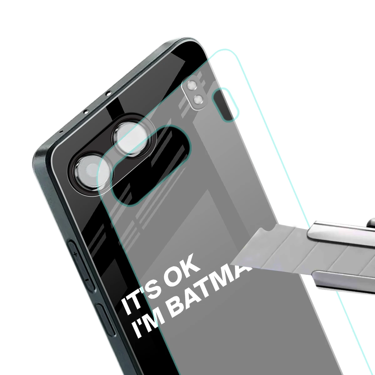 Dark Knight stylish phone case for oneplus nord 4 | glossy glass and slim fit