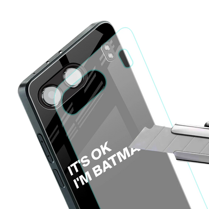 Dark Knight stylish phone case for oneplus nord 4 | glossy glass and slim fit