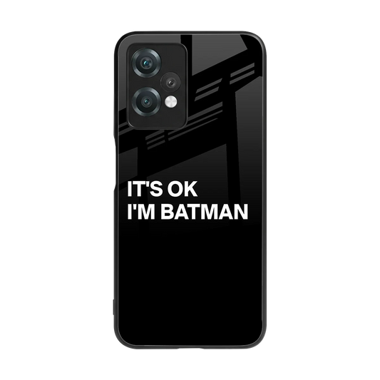 Dark Knight back phone cover | glass case for oneplus nord ce 2 lite