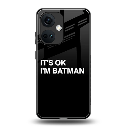 Dark Knight back phone cover | glass case for oneplus nord ce 3