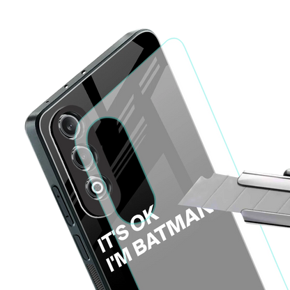 Dark Knight stylish phone case for oneplus nord ce 4 | glossy glass and slim fit