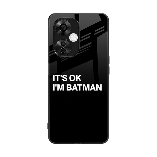 Dark Knight back phone cover | glass case for oneplus nord ce 3 lite