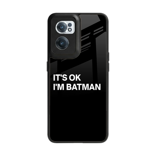 Dark Knight back phone cover | glass case for oneplus nord ce 2