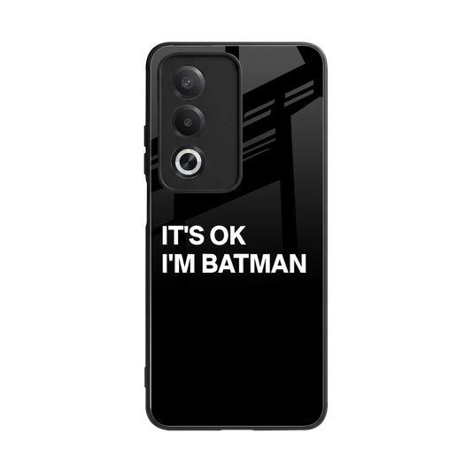 Dark Knight back phone cover | glass case for oppo a3 pro
