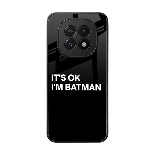 Dark Knight back phone cover | glass case for oppo f29 5g
