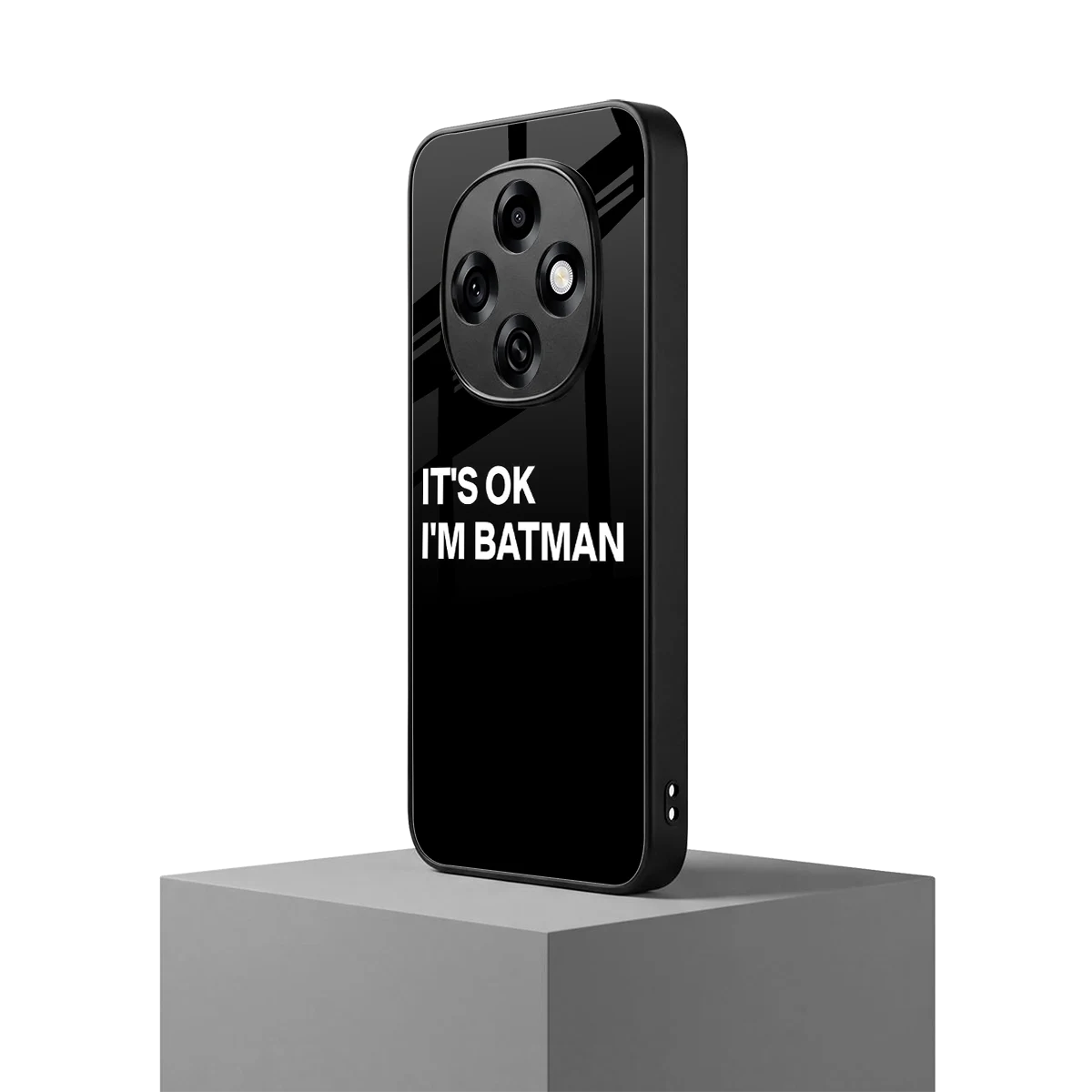 Dark Knight oppo f31 pro 5g mobile cover | shockproof glass phone case