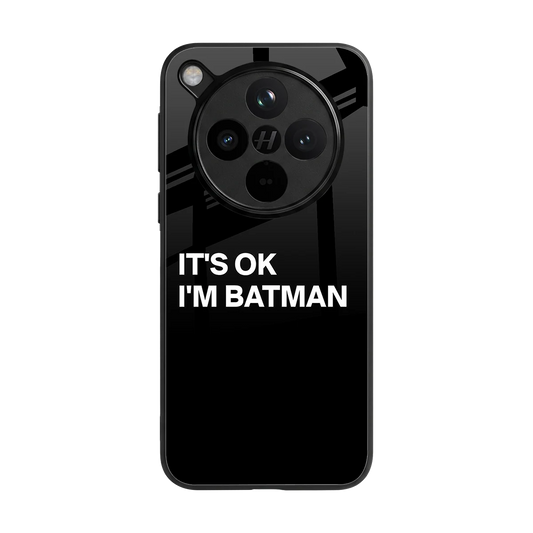 Dark Knight back phone cover | glass case for oppo find x8