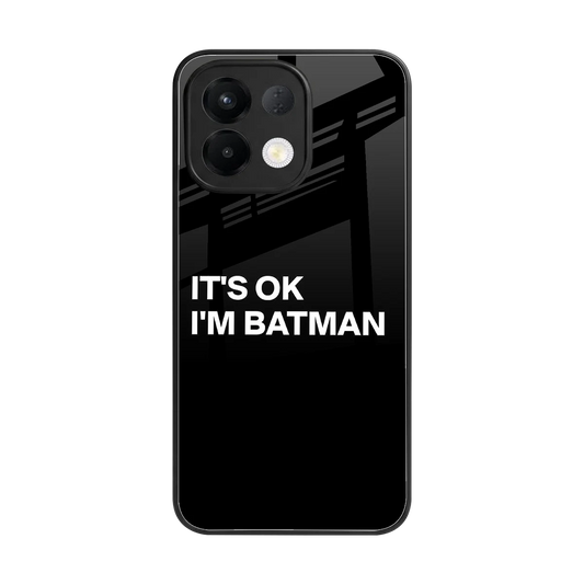 Dark Knight back phone cover | glass case for oppo k13 5g