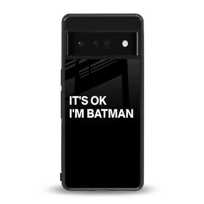 Dark Knight back phone cover | glass case for google pixel 6 pro
