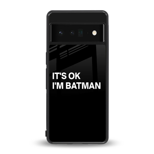 Dark Knight back phone cover | glass case for google pixel 6 pro
