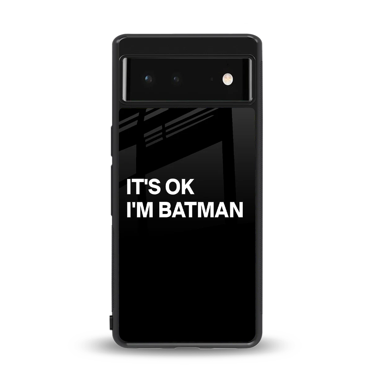 Dark Knight back phone cover | glass case for google pixel 6