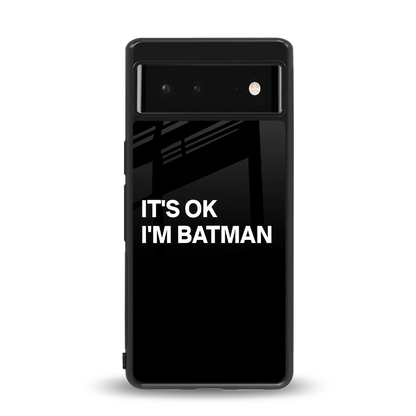 Dark Knight back phone cover | glass case for google pixel 6a