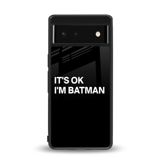 Dark Knight back phone cover | glass case for google pixel 6a